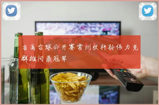 吉高台球公开赛常州收杆孙伟力克群雄问鼎冠军